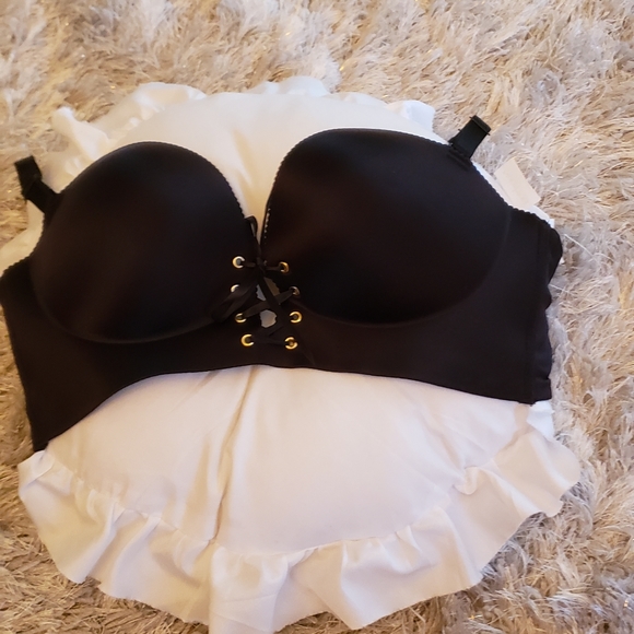 Fall sweet front lace black bra size 38c NWNT - Picture 1 of 6
